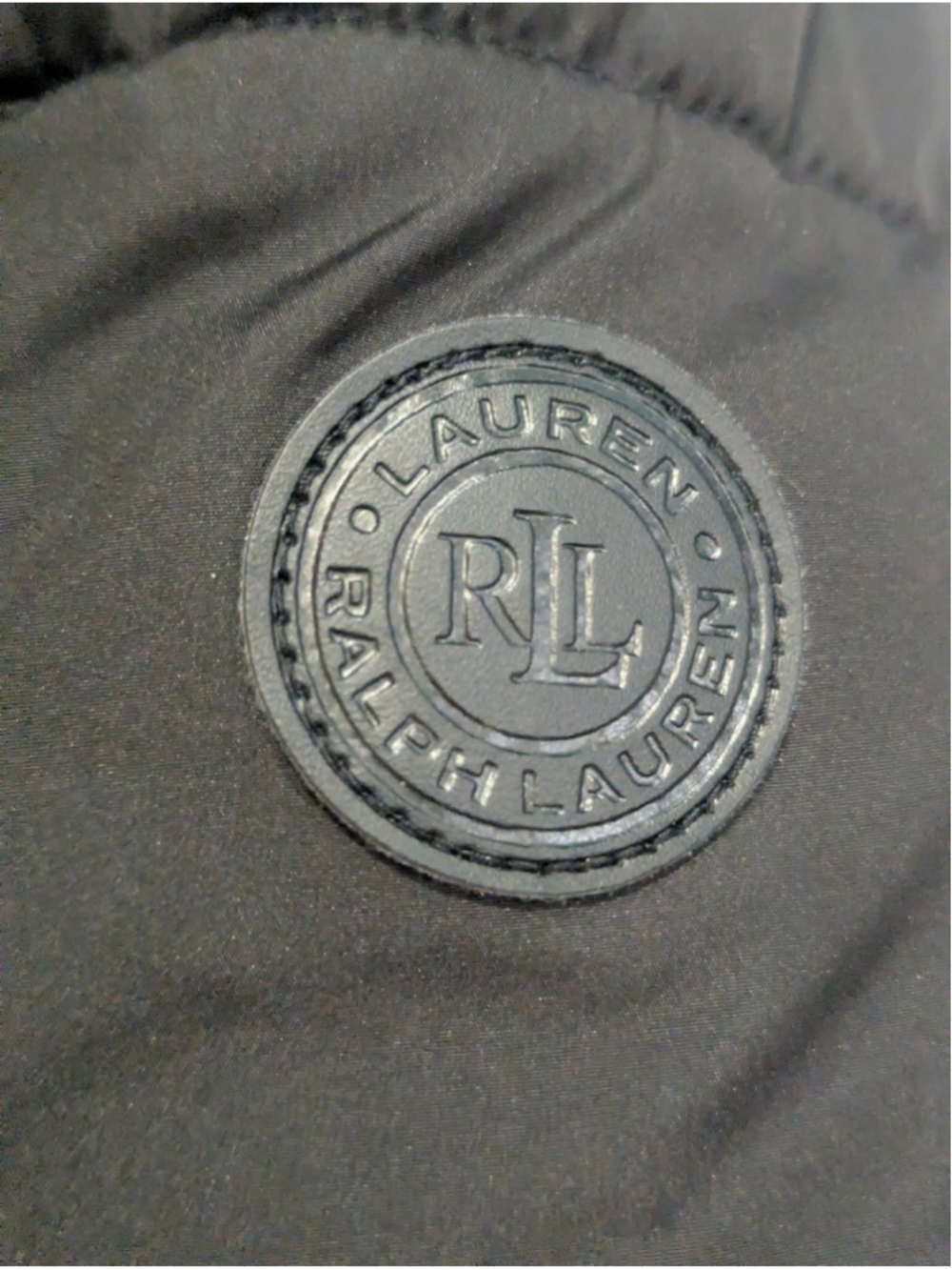 Lauren Ralph Lauren Black Puffer Jacket Size Medium - Picture 5 of 15